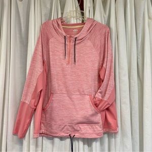 Maurice’s in Motion plus size pink hoodie. Like new. Size 2XL